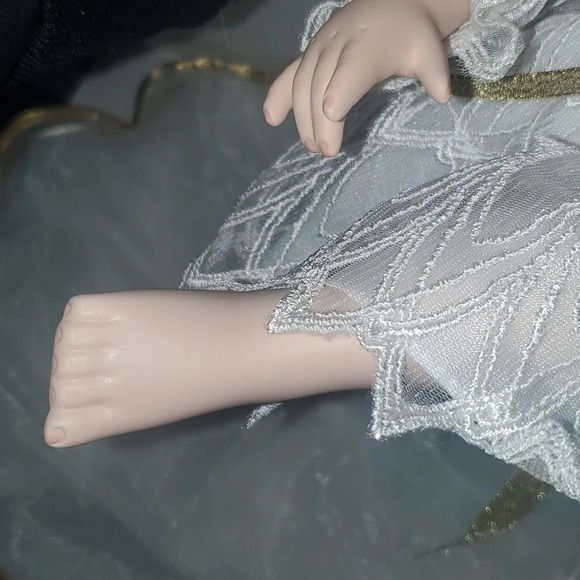 Baby’s Dream Hand Crafted Bisque Porcelain Girl Angel Doll by Dream Collection - Picture 9 of 11